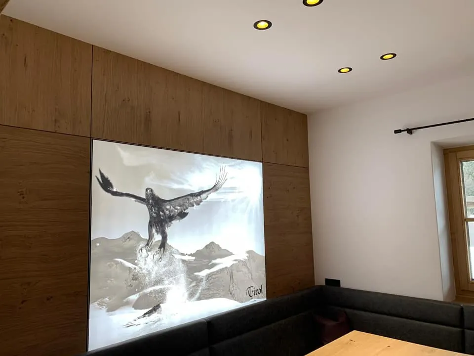 Wohnzimmer mit Einbauspots